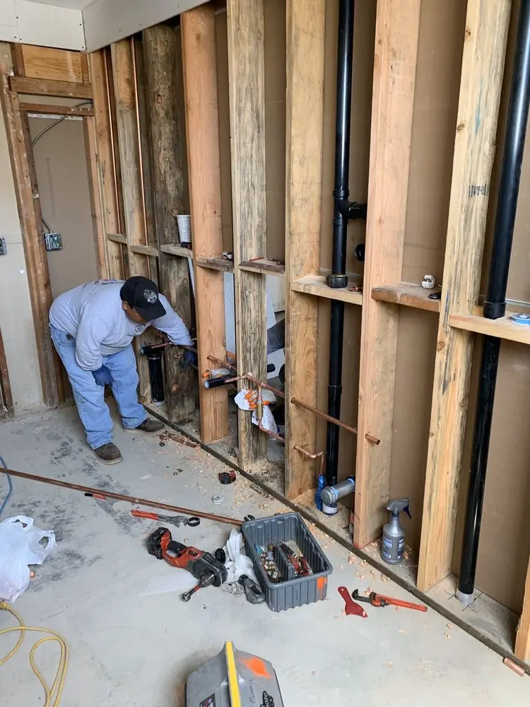 Commercial rough-in plumbing for Gas Line Repair in Woodridge